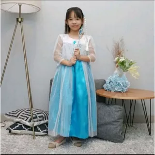 Baju Dress Anak Princess Frozen Elsa Anna / dress anak IMPOR/dress anak perempuan/Dress PRINCESS Anak Perempuan/Dress Gaun anak (NUNALIM COLLECTION)