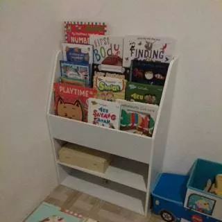 Rak buku anak 5 tingkat warna  rak buku susun 5 rak serbaguna minimalis funika 44401