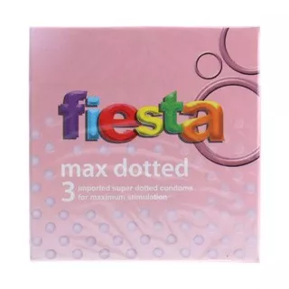 Fiesta Kondom Max Dotted - 3 Pcs privasi terlindungi