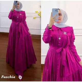 Kiranti Maxi Dress Terlaris 2022 Dress Katun Rayon Polos Bisa Busui Dress Jumbo Fit XL OOTD Daily Dress Outfit Women Series Dress Malaysia Terbaru Dress Lebaran Long Dress Termurah Dress Motif Terbaru Dress Payung