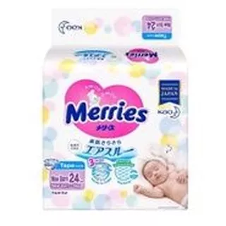 Pampers merries tape NB24 / merries diapers NB24 /merries premium NB24