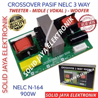 KIT CROSSOVER 3 WAY 900W NELC N-164 TWEETER - VOKAL MIDLE - WOOFER KROSOVER KROSSOVER CROSOVER CROSS OVER 900 WATT W CROSOVER PASIF 3 WAY TWITER - VOKAL MIDDLE MIDEL - WOFER 900 WATT NELC CROSSOVER KROSOFER CROSSOFER PASIF N164 N 164 NELC ASLI ORIGINAL