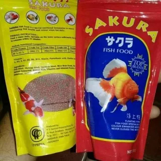 Sakura Fish food / Makanan Ikan /Pelet 100 gram Termurah