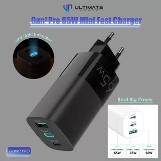 Charger Samsung S22 Ultra S22+ Super Fast Charging 65W Ultimate Gan07 - Hitam