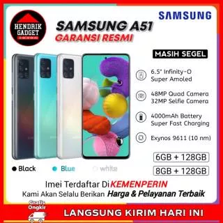 HP samsung A51 Handphone  SAMSUNG GALAXY A51 RAM 6 / 128 & RAM 8 / 128 GB - BERGARANSI RESMI SEIN