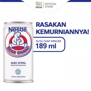 SUSU BEAR BRAND | Susu Kaleng | Susu Beruang | Susu Steril 189ml