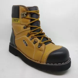 Mr.LA 39-43 1801S Series - Sepatu Safety boots kulit asli