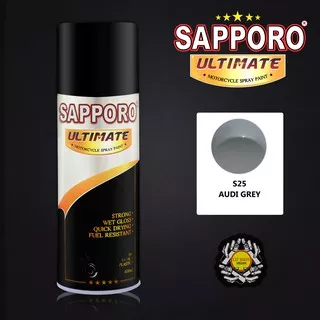 SAPPORO ULTIMATE S25 AUDI GREY CAT SEMPROT 400 ML CAT MOTOR AEROSOL PYLOX ABU ABU AUDI GRAY S 25 PILOKS PILOX PILOK DITON PREMIUM SAPORO SAMURAI SHOGUN MEDAN BINJAI SUMATERA