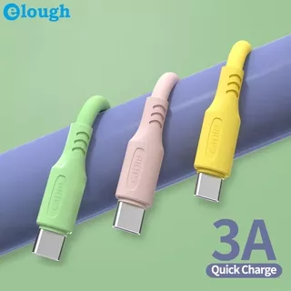 Elough 3A Liquid Type C Cable Fast Charging USB-C Cable Mobile Phone Cord Wire Data Cables
