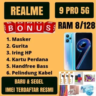 Realme 9 PRO 5G Ram 8/128 ,Realme 9 PRO 5G 8/128 New segel dan Bergaransi resmi