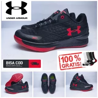 Sepatu Sneakers Cowok Under_ Armour 3D PREMIUM - Sepatu Running Sneakers Olahraga Pria