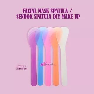 SENDOK PLASTIK WARNA WARNI UNTUK MENCAMPUR MASKER / FACIAL MASK SPATULA / SENDOK SPATULA DIY MAKE UP