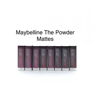 MAYBELLINE THE POWDER MATTES LIPSTICK/ LIPSTICK MAYBELLINE/ LIPSTICK MATTE
