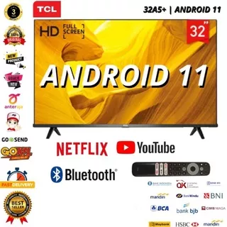 TV LED TCL 32A5+SMART TV DIGITAL ANDROID 11 YOUTUBE NETFLIX