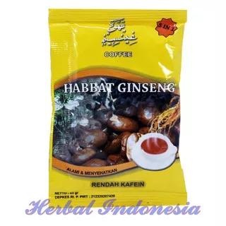 Kopi Herbal - Habbat Ginseng Coffee 5 in 1 - Minuman Kesehatan