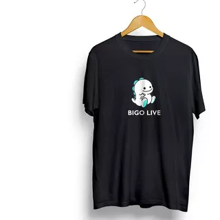 Bigo Live Streaming / Baju Kaos Dewasa / Music App Logo / Distro bandung / Kaos sablon