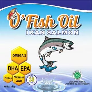 O`Fish Oil Minyak Ikan Salmon best seller