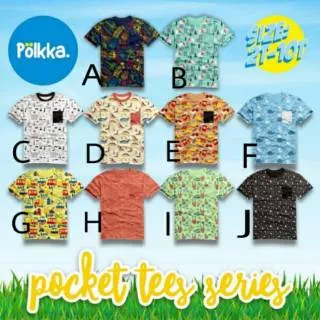 Kaos Anak Cowok Polkka Kids Pocket series