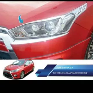 Garnish / List Lampu Depan Grand All New Yaris 2014