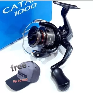 Reel shimano catana 1000 bonus topi