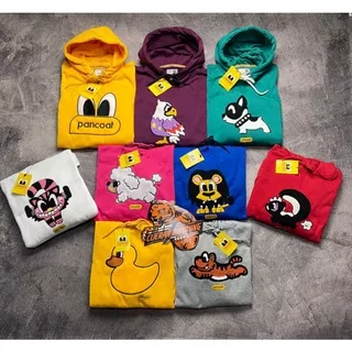 hoodie pancoat animal bordir towel full tag sweater wanita pria terbaru terlaris bisa cod