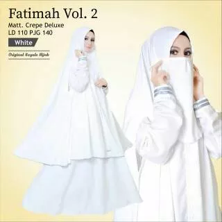 Gamis Khimar Fatimah Vol. 2 Syari Original Royal Hijab Longdress Maxi Mat Crepe Deluxe Murah