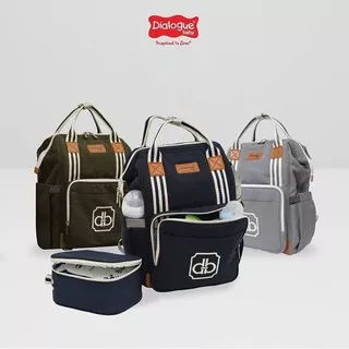 Dialogue Baby Tas Ransel Free Cooler Bag Classy Series_biel_kids/Dialogue Baby Tas Ransel Free Coolerbag Grand Series /Diapers Bag