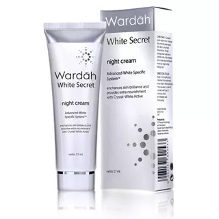 Kosmetik Wardah White Secret Night Cream 17ml Murah&Halal