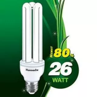 Lampu hannochs 26 watt PLC