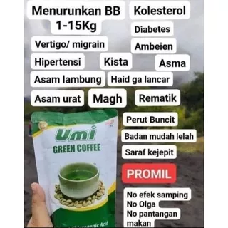 Umi Green Coffee Original 100% Distributor Resmi, Ummi Green Coffee Pelangsing Kesehatan