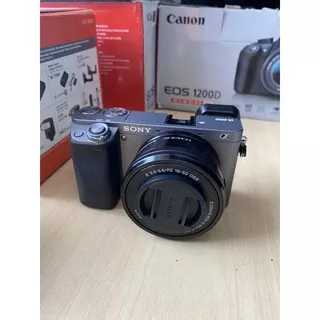 Kamera mirorrless Sony A6000 plus lensa kit 16-50mm bukan A5000 A5100 A6100 A6300 A6400 A6500 A7