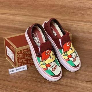 Sepatu slip on Vans Hiroshima toyo carp premium quality BNIB