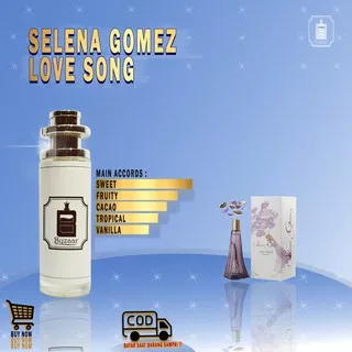 Parfum Wanita SELENA GOMEZ LOVE SONG SUPER PREMIUM - Parfum Wanita Pemikat Pria - inspired - Parfum Wanita Wangi Tahan Lama Seharian Dijamin Ori Aroma Lembut Soft Kalem Elegant Berkualitas - Best Seller by Byzaar Perfume