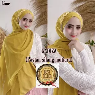 Jilbab Pasmina Instan PASTAN SILANG MUTIARA Ceruty Premium Babydoll / Qiara Hijab Official