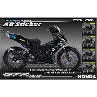 GTR STICKER STRIPING GTR 150 - STIKER MOTOR HONDA SUPRA GTR 150 LIST VARIASI HOLOGRAM AR 07 SKY RACING