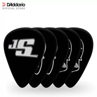 D`Addario 1CBK6-10JS Joe Satriani Guitar Picks, Black, 10 pack, Heavy