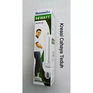 LAMPU HEMAT ENERGI HANNOCHS 14W  ( Paket  6 Pcs )