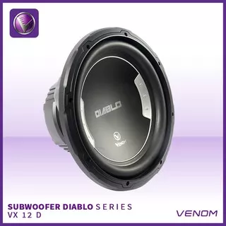 Subwoofer Mobil Venom VX12D Diablo Sub 12 Inch Subwoofer Pasif Venom Diablo VX 12 D Hitam Original