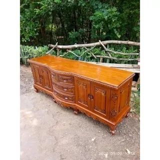 Bufet Salina kayu jati / meja kayu jati furniture Jepara