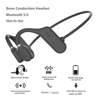 Bone Conduction Headphones Bluetooth 5.0 Wireless OpenEar Headset
