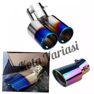 Muffler Variasi Ujung Pipa Knalpot Mobil LIVINA/GRAND LIVINA/GARND ALL NEW LIVINA Pelangi UNIVERSAL