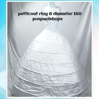 Petticoat/pengembang rok grade A/petticoat/petikut ring 6 diameter 150