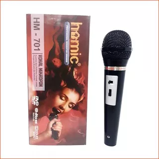 Mic homic HM-701 mikrofon with volume suara microphone