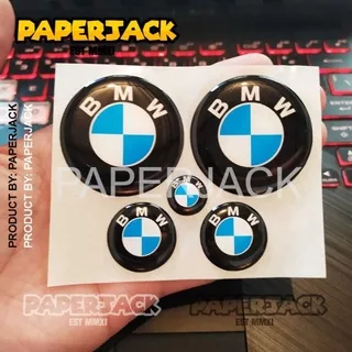 LOGO BMW EMBLEM NMAX DAN AEROX STICKER NMAX STICKER MOTOR NMAX 1 SET PENGGANTI EMBLEM YAMAHA