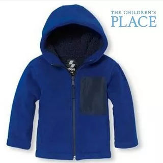 Jaket Anak Laki - Laki | the Children Place Sherpa hooded Jacket. size 3y, 4y dan 7/8 y