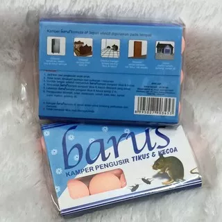 (68gr) KAPUR BARUS TIKUS/KAPUR BARUS PENGUSIR TIKUS&KECOAK/KAMPER ANTI TIKUS