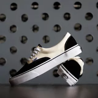 #saleenak Vans Era Two Tone Black White Original