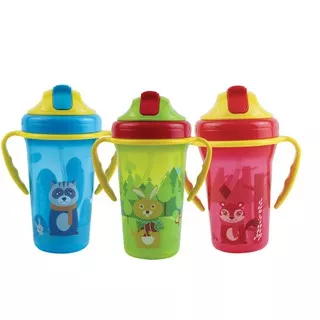 Baby Safe Gelas Minum Anak Sedotan  Straw Cup Training With Weighted 300 ml JP020