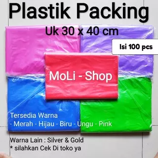 Plastik  Packing uk 30x40 (100Pcs) / 25x35 (100pcs) / 20x30 (100pcs) | kantong plastik packing, plastik bungkus paket, Plastik Online Shop/Plastik Olshop