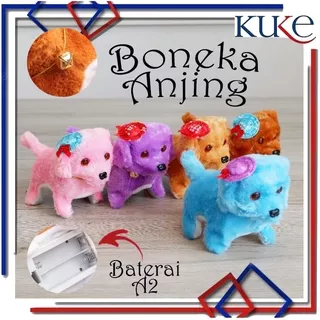 Boneka Anjing Jalan / Mainan Boneka Anjing Gerak / Mainan Anjing Gerak